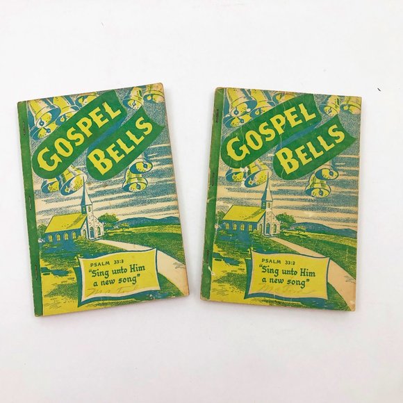 The Stamps Quartet Music Company, INC. Other - Vintage Rare Songbooks Gospel Bells Set of 2 1947
